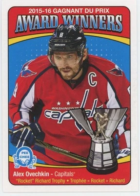 2016-17 O-PEE-CHEE Alex Ovechkin AWARD WINNERS #665 Rare! - Image 1 of 2