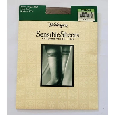 Nuevas Medias De Colección Worthington Sensibles Transparentes Cintura Alta Taupe Talla Promedio Foto 1 de 3