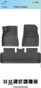 Floor Mats for Tesla Cybertruck 2023-2024, Custom Fit All-Weather Cyber Truck.. - Picture 1 of 8