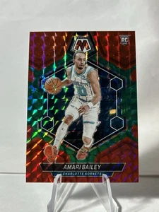 2023-24 Panini Mosaic Choice Amari Bailey RC Red Green Prizm #231 Rookie - Picture 1 of 2