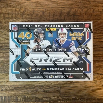 2021 Panini Prizm NFL Football Mega Box Factory Sealed Pink Target Exclusive - Image 1 of 2