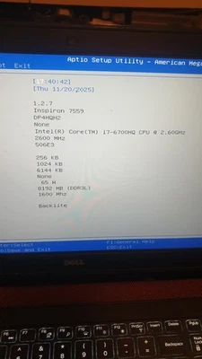 Dell Inspiron 15 7000 Core i7 ,and lenovo thinkpad (spares repair) - Image 1 of 4