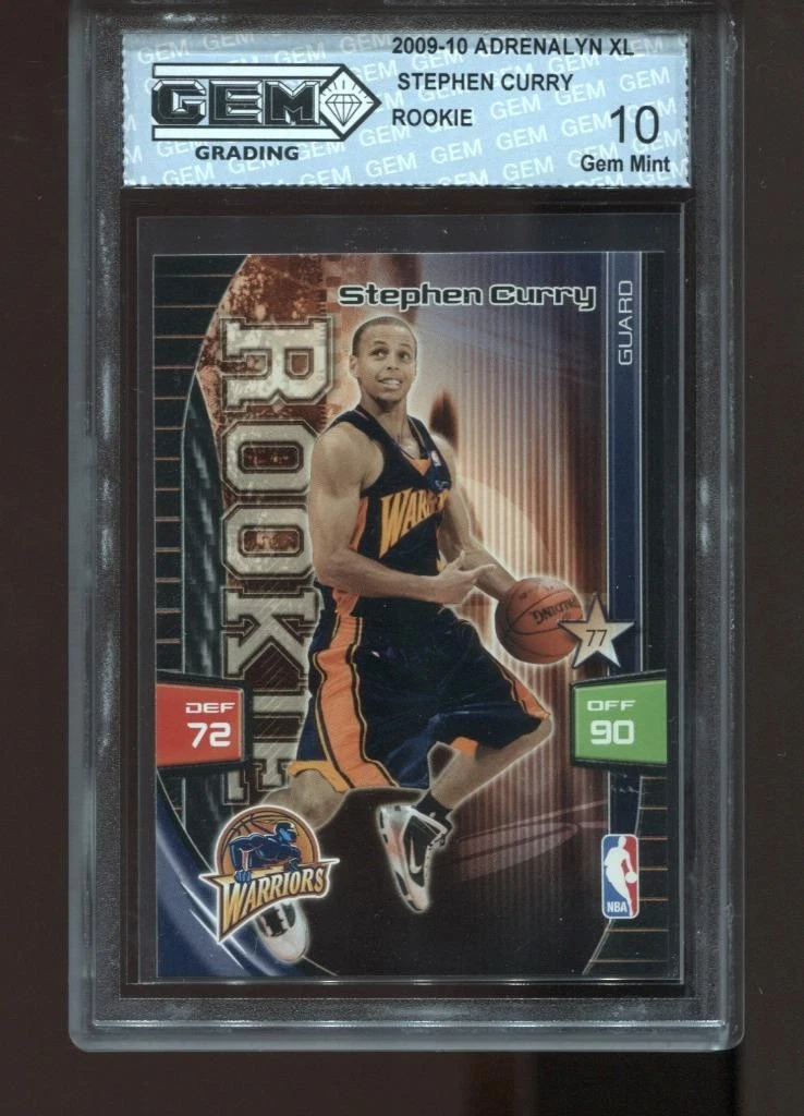 Stephen Curry Basketball Grade 10 Rookie Sports Trading Cards