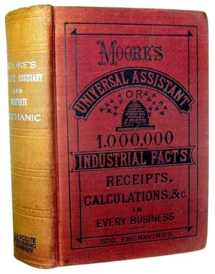 ANTIQUE COOKBOOK Home FARM Medical BEES Soap BEER Leather METALS Wood DIY How-To - Image 1 of 4