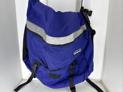 Bolso Mensajero Bandolera Patagonia Vintage Años 90 Grande Púrpura 20" Foto 1 de 4