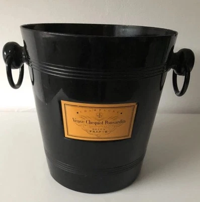  Veuve Clicquot Champagner Kühler in Black  Eis Flaschenkühler Eiseimer Rarität  - Bild 1 von 3