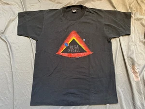 Camiseta de colección Total Recall promoción de película 1990 estrellas de pantalla Arnold Schwarzenegger - Imagen 1 de 6