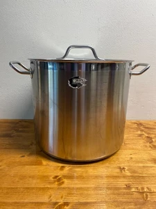 Royal Industries 20 QT Classic Stock Pot with Lid RSPT 20 - Picture 1 of 11