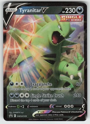 Tyranitar V - Promo Holo SWSH: Sword & Shield Promo Cards SWSH109 NM - Image 1 of 2