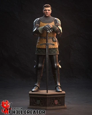 Henry - Kingdom Come Deliverance II - Fan Art Figur - Resin 3D Druck 209mm