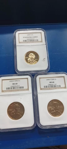 2005  SACAJAWEA NGC P- MS 68 D-MS 68 S PF 69 Cover