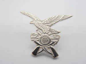 Alpini : Spilla da giacca ( pins ) in Argento 925 - Fregio - Simbolo Penne Nere - Picture 1 of 8