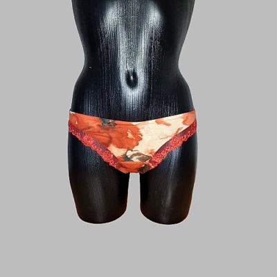 La Perla Glamour  Exklusiver String, Tanga  Gr. 38 Blumendruck **Luxus Neu - Bild 1 von 4