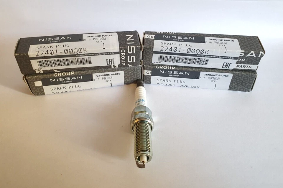 Bujías originales Nissan Qashqai (J11) Micra (K14) Juke (F15) X4 # 22401 00Q0K Foto 1 de 1