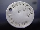 Ww2 Relic Dogtag Rac Rtr Brayford Wounded 56Th Recce Reconnaissance March 1945
