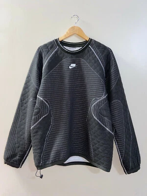 Nike Sportswear NSW Para hombres Ingeniería Cuello Redondo Top Sudadera CU3822-001 S NUEVO Foto 1 de 4