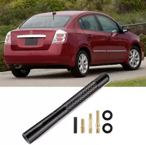 4.7" Black Car Antenna Exterior Radio FM Kit w/Screw For Nissan Sentra 2007-2012 - Picture 1 of 12