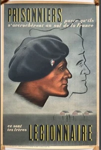 PLAKAT - GEFANGENE Das sind deine Brüder Legionär Desfossé-Neogravur St FONS - Bild 1 von 1