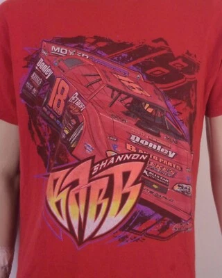 Camiseta de colección Shannon Babb Racing 2 caras último modelo Dirt Track Illinois talla L Foto 1 de 4