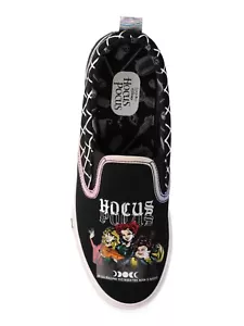 Sneakers Ground Up Slip-On Donna 6,5 Nero Disney Hocus Pocus Punta Chiusa - Foto 1 di 5