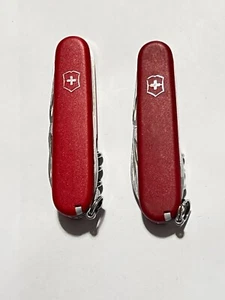 Lot of 2 Victorinox Nylon Scales Swiss Army knives - Climber - Spartan - Picture 1 of 15