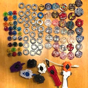 Beyblade Burst Set Lot Bulk Sale TAKARA TOMY launcher old - Picture 1 of 7
