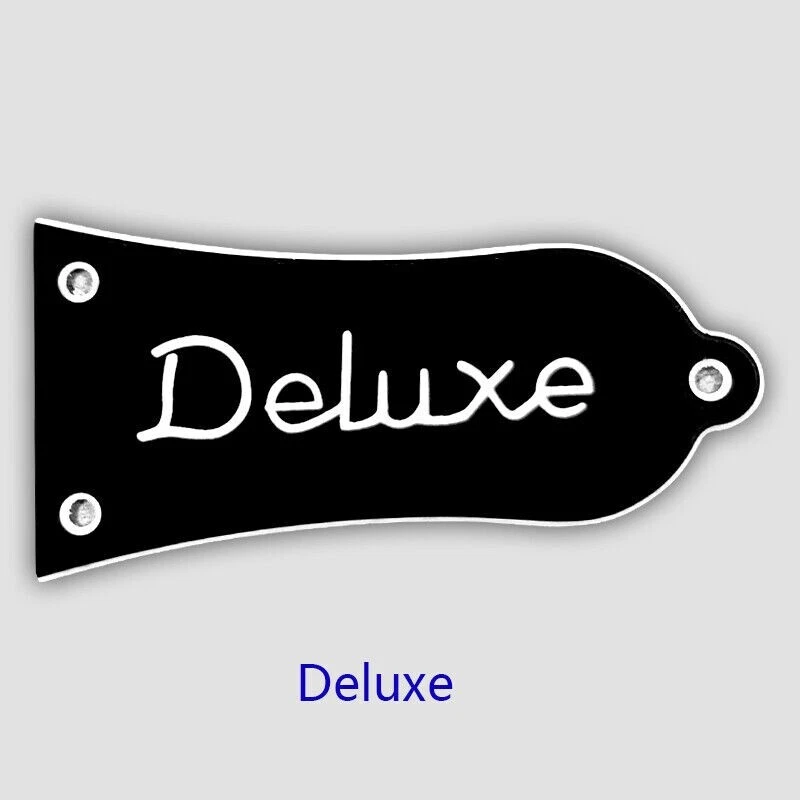 Piezas para EE. UU. Epiphone 'Deluxe' TRUSS VARILLA CUBIERTA PLACA, 2 capas negro Foto 1 de 1