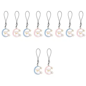  Set of 5 Legierungsanhänger Schlüsselbund Liebhaber Handyband Süß - Zdjęcie 1 z 12