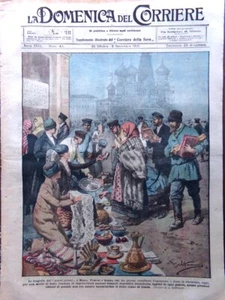 La Domenica del Corriere 30 Ottobre 1921 Don Sturzo Astorri Miseria Russia Basso - Foto 1 di 4