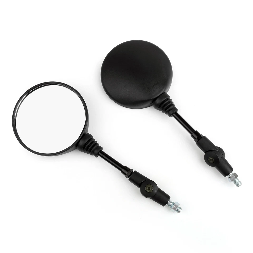 Motorcycle Custom 10mm Rearview Side Mirrors For Kawasaki KL250 KL600 KL650 EO - Image 1 of 4