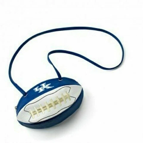 NEW! KENTUCKY WILDCATS MINI FOOTBALL CROSS BODY PURSE BAG LICENSED Cover