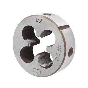 1/2-20 UNF round Threading Die, 1/2 X 20 UNF Machine Thread Alloy Tool Steel - Picture 1 of 12