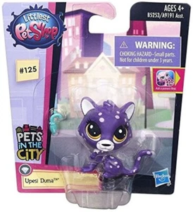 Littlest Pet Shop Pets in the City Single Pack Upesi Duma Purple Cheetah 125 - Picture 1 of 2