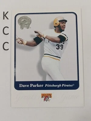 2001 Fleer Greats of the Game #121 Dave Parker Pittsburgh Pirates - Image 1 of 2