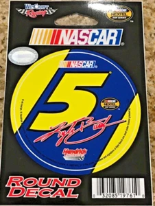 Kyle Busch #5 HENDRICKS RACING NASCAR NEXTEL CUP SERIES 3" ROUND DECAL STICKER - Picture 1 of 3
