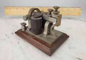 Vintage Western Electric Telegraph 3 Ohms D - Local Sounder J.H. Bunnell ? - Picture 1 of 11