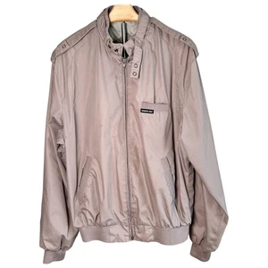 Vintage Members Only Mens Full Zip Racer Bomber Windbreaker Jacket Size 42L 80s - Picture 1 of 8