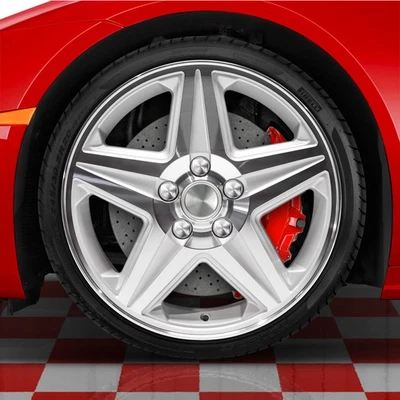 17x6.5 Wheel for 2004-2005 Chevy Monte Carlo – Machined/Silver OEM Replacement - Image 1 of 4