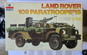 Kit Modelo 3037 ESCI Land Rover 109 Paracaidistas 1:24 ~ Caja Abierta ~ Piezas Selladas - Imagen 1 de 3