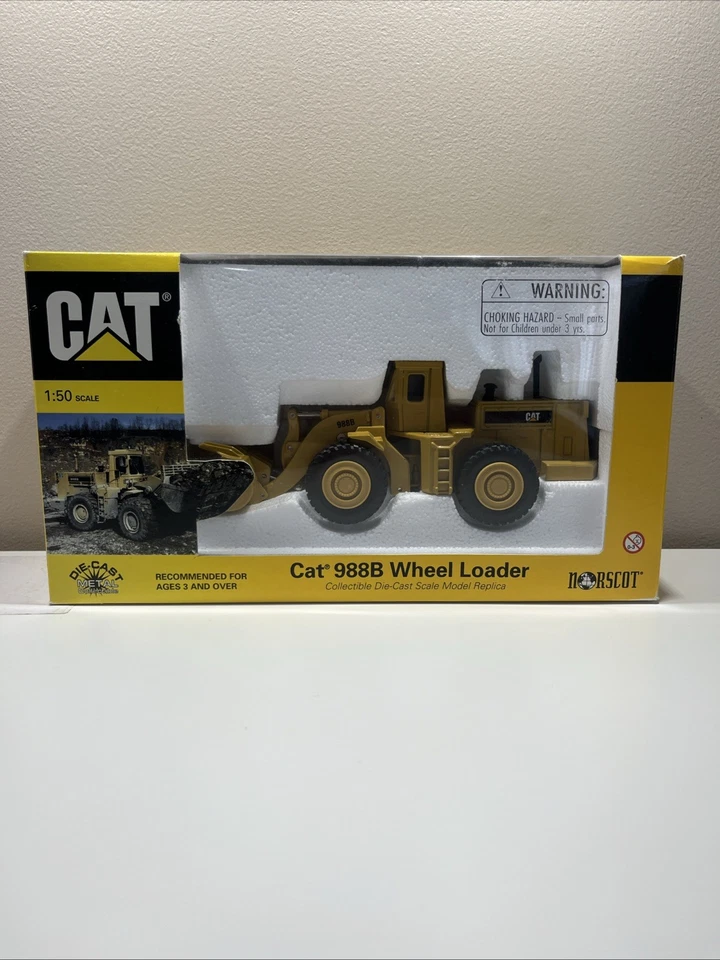 NORSCOT CAT 988B WHEEL LOADER- 1:50 scale 55702 - Image 1 of 3