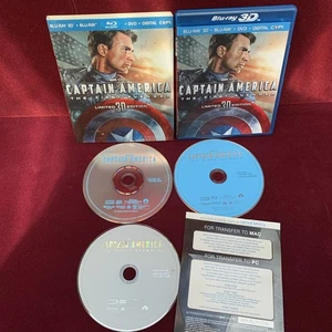 Captain America: The First Avenger limited ed. 3D Blu-ray/DVD w/ SLIPCOVER - Picture 1 of 4