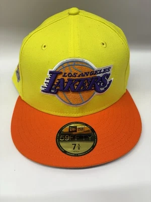 Los Angeles Lakers NBA New Era 59Fifty Fitted Hat - Size 7 5/8 - Image 1 of 4