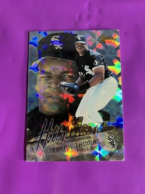 Topps Hobby Masters #11 1997 Frank Thomas White Sox Salón de la fama inserto raro HM11 Foto 1 de 2