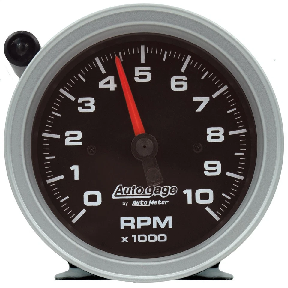 Auto Meter Tachometer 233908; Auto Gage 0-10000 3-3/4 in. Shift Light, Black - Image 1 of 1
