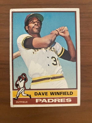 1976 Topps Dave Winfield San Diego Padres #160 - Image 1 of 2