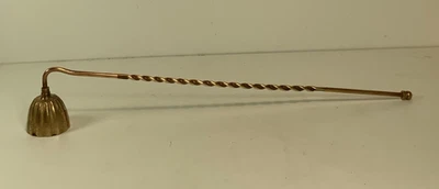 Vintage Solid Brass Candle Snuffer 11.5 in. - Image 1 of 4