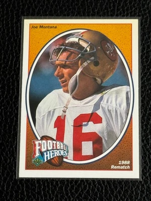 1991 Upper Deck - Football Heroes Joe Montana #5  Foto 1 de 2