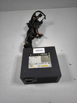 Corsair CX600 Power Supply - Not Working, Cosmetic Wear - Image 1 of 4