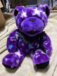 Peluche Grateful Dead Bear Liquid Blue Dark Star 14 pouces avec boite étoile collective - Photo 1 sur 6