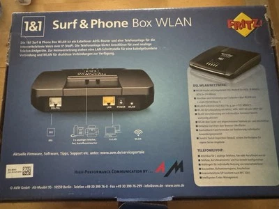 1&1 Surf &Phone Box Wlan Neu - Bild 1 von 3